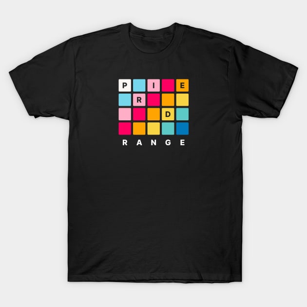 Range Pride Grid Punchout T-Shirt by RangeDotCo